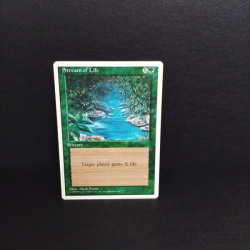 Magic The Gathering-Sammelkarte-Stream of Life
