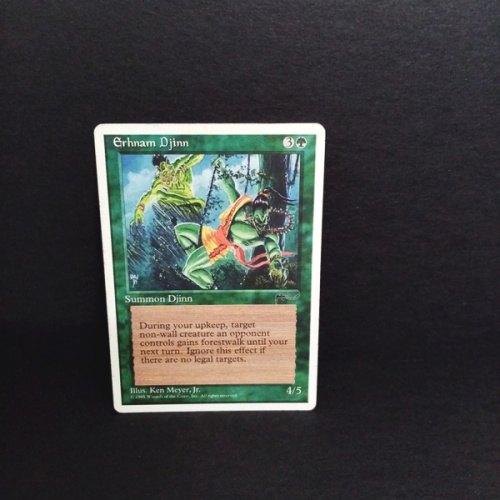 Magic The Gathering-Sammelkarte-Erhnam Djinn.