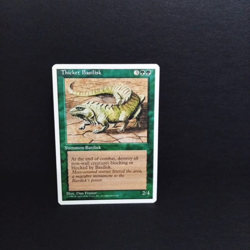 Magic The Gathering-Sammelkarte-Thicket Basilisk.