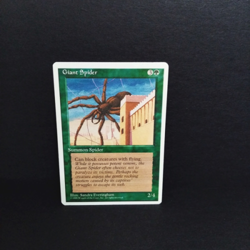 Magic The Gathering-Sammelkarte-Giant Spider.