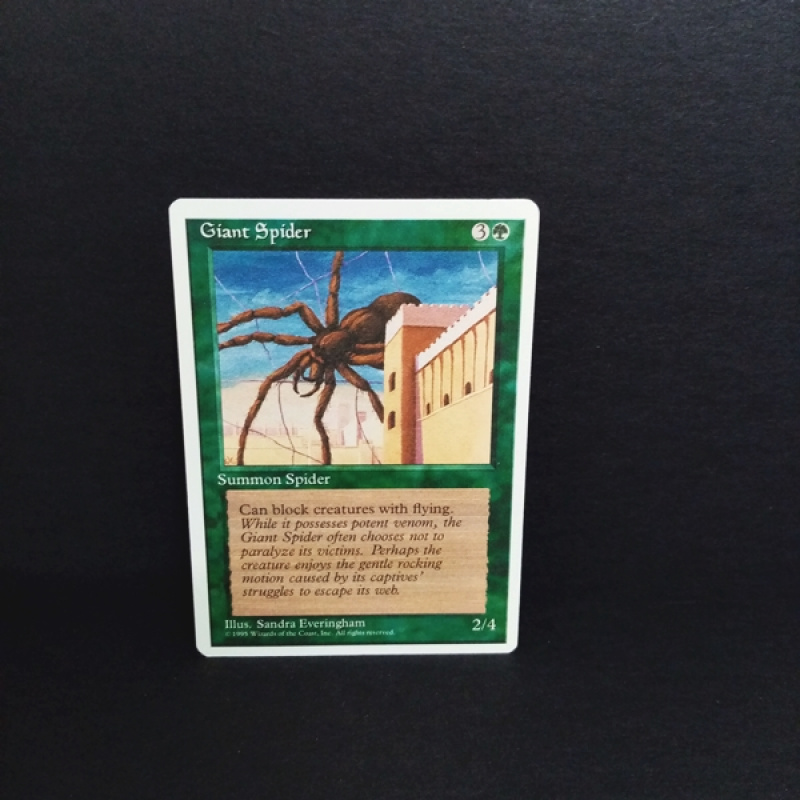 Magic The Gathering-Sammelkarte-Giant Spider.