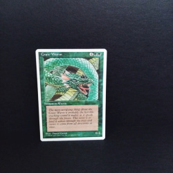 Magic The Gathering-Sammelkarte-Craw Wurm .