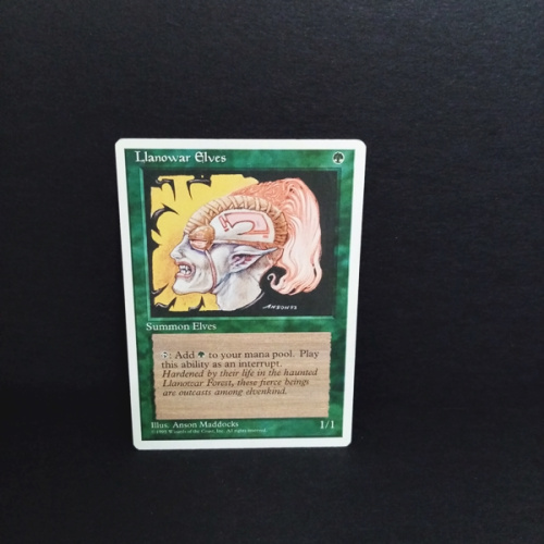 Magic The Gathering-Sammelkarte-Llanowar Elves.