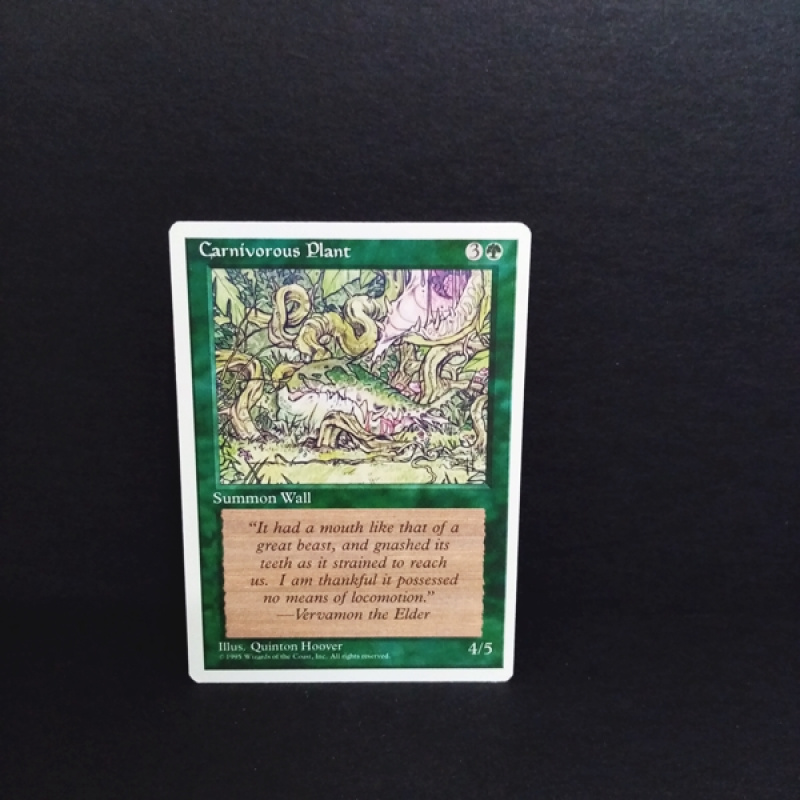 Magic The Gathering-Sammelkarte-Carnivorous Plant.