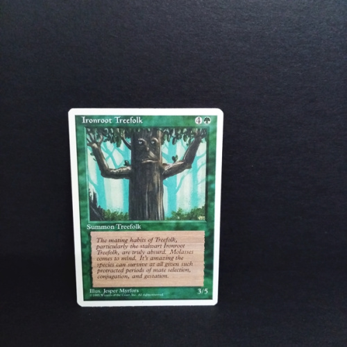Magic The Gathering-Sammelkarte-Ironroot Treefolk.