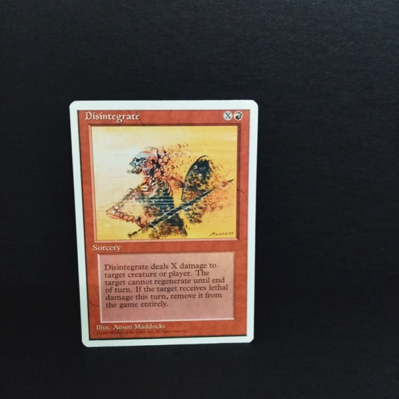 Magic The Gathering-Sammelkarte-Disintegrate .