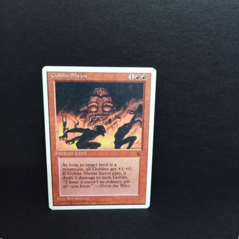 Magic The Gathering-Sammelkarte-Goblin Shrine.