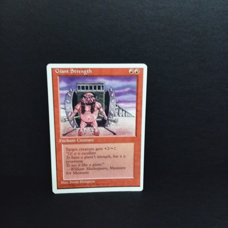 Magic The Gathering-Sammelkarte-Giant Strenght.