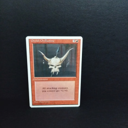 Magic The Gathering-Sammelkarte-Orcisch Oriflamme.