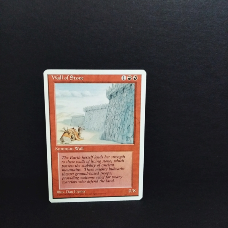 Magic The Gathering-Sammelkarte-Wall of Stone