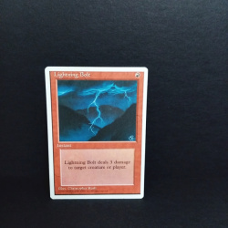 Magic The Gathering-Sammelkarte-Lightning Bolt.