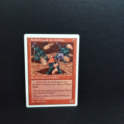 Magic The Gathering-Sammelkarte-Buddelbrigade der Goblins.