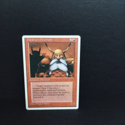 Magic The Gathering-Sammelkarte-Dwarven Warriors