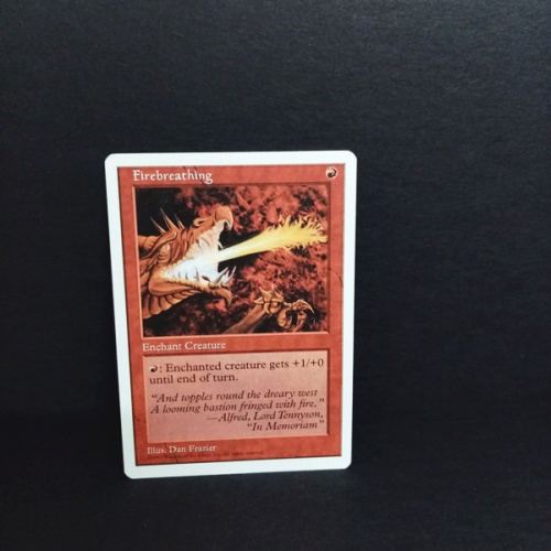 Magic The Gathering-Sammelkarte-Firebreathing