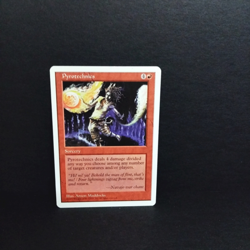 Magic The Gathering-Sammelkarte-Pyrotechnics.