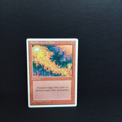 Magic The Gathering-Sammelkarte-Red Elemental Blast.