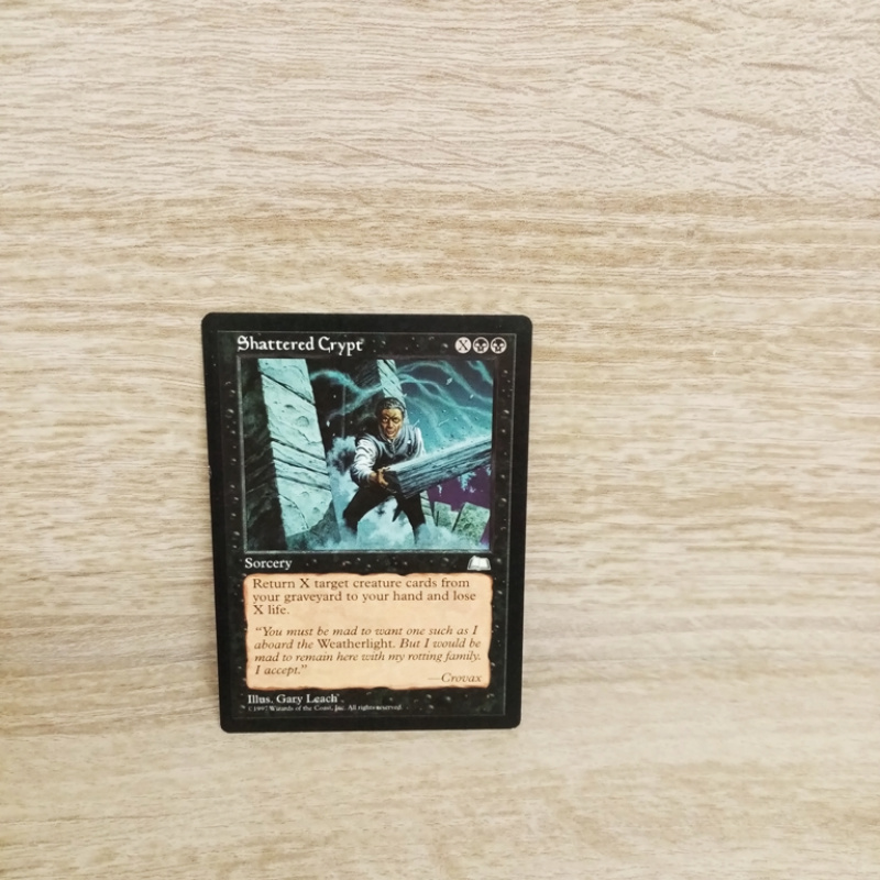 Magic The Gathering Sammelkarte. Shattered Crypt.