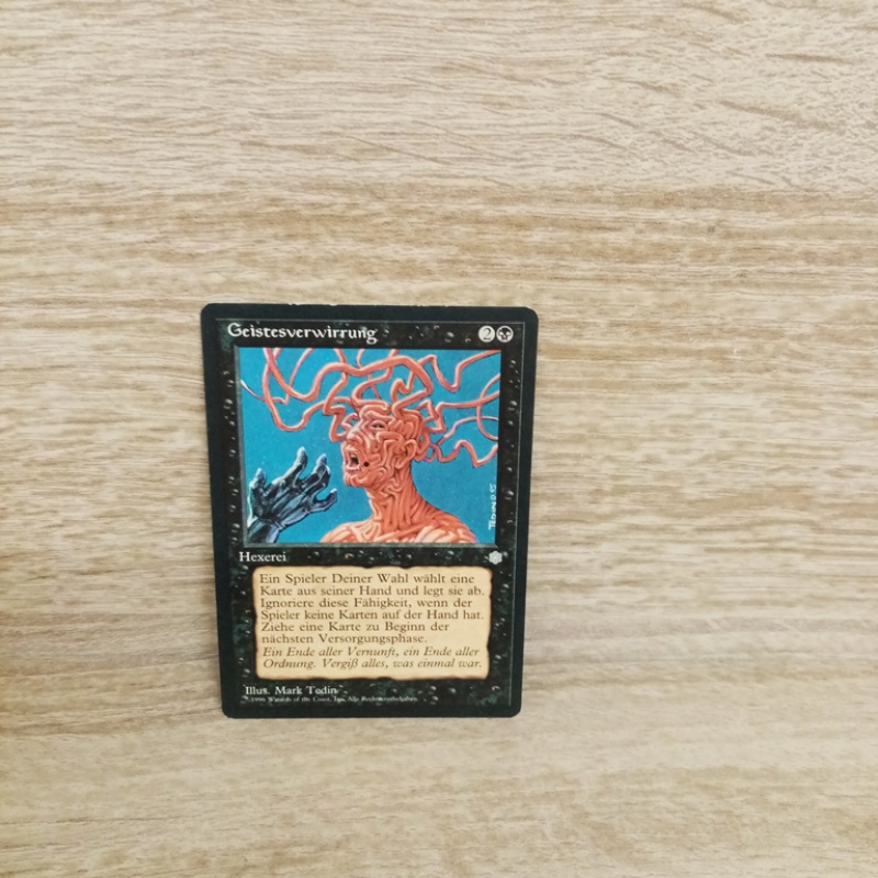 Magic The Gathering Sammelkarte. Geistesverwirrung.