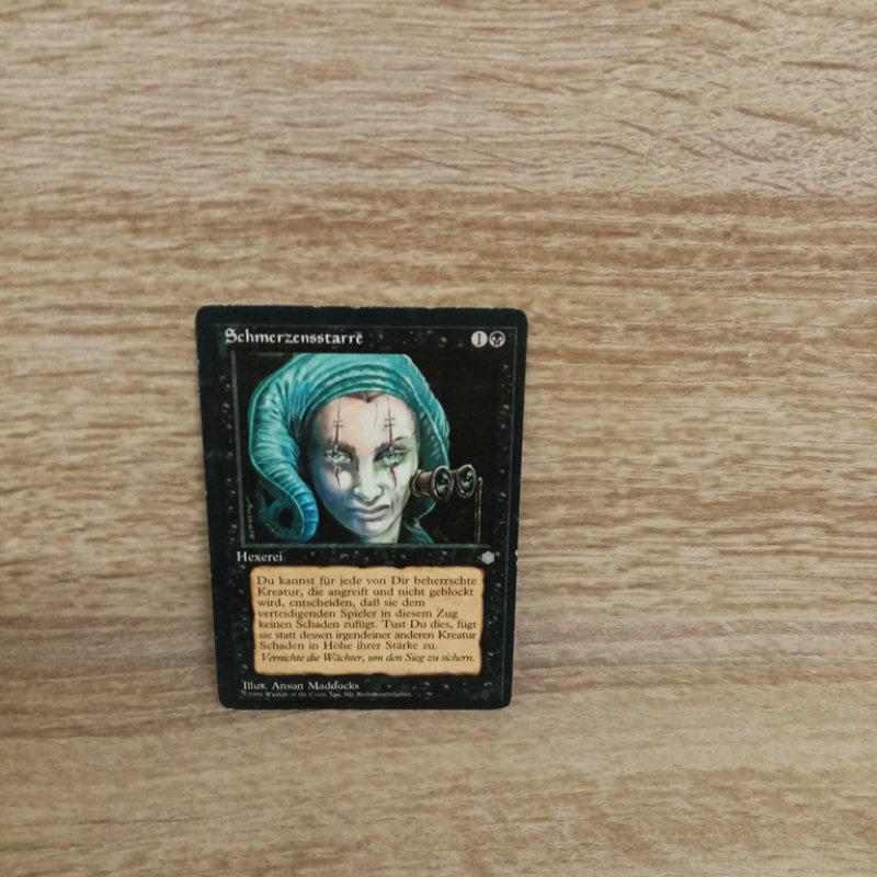Magic The Gathering Sammelkarte. Schmerzensstarre.