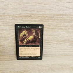 Magic The Gathering Sammelkarte. Tollwütige Ratten.