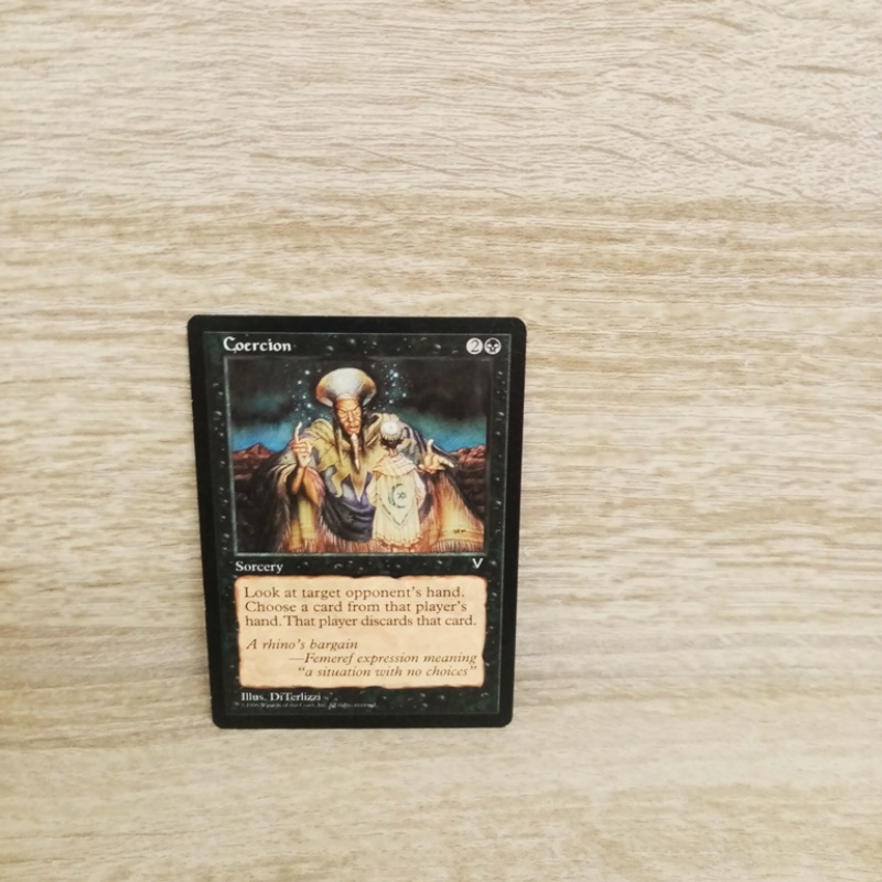 Magic The Gathering Sammelkarte. Coercion