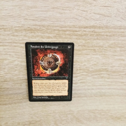 Magic The Gathering Sammelkarte. Anulett des Untergangs.
