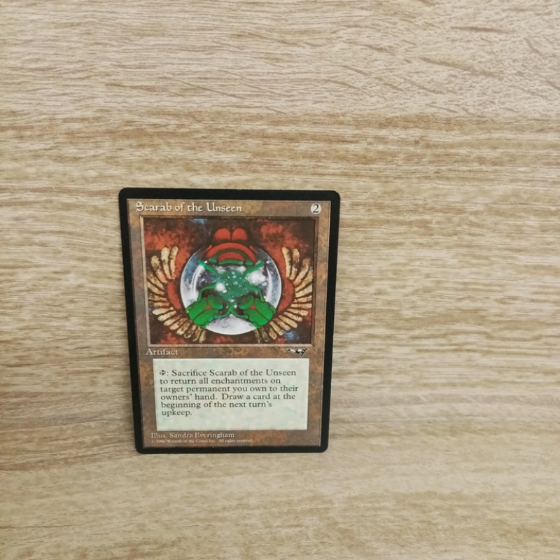 Magic The Gathering Sammelkarte. Scarab of the Unseen