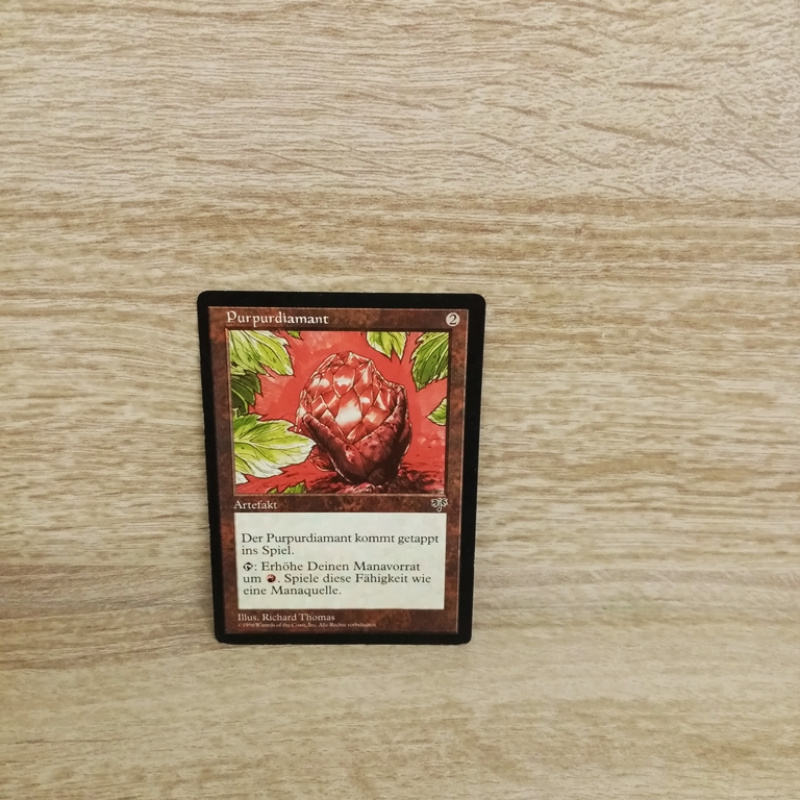 Magic The Gathering Sammelkarte. Purpurdiamant