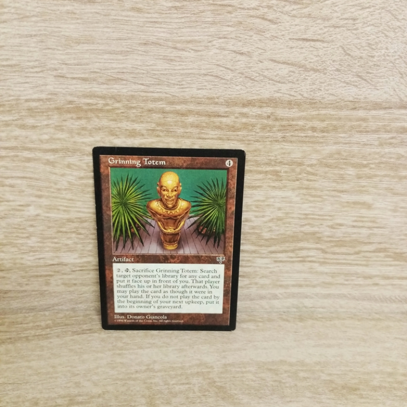 Magic The Gathering Sammelkarte. Grimming Totem
