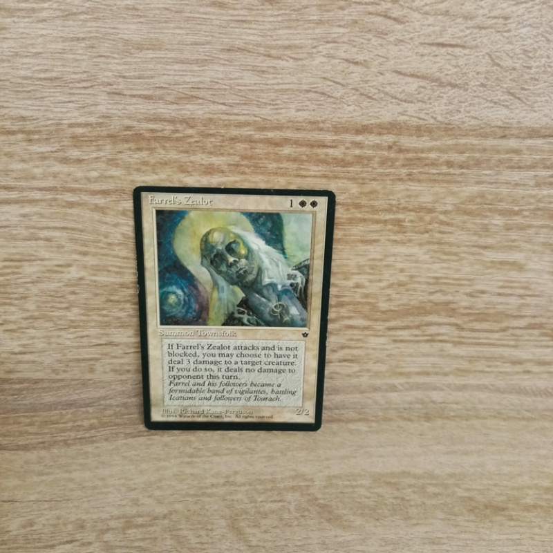 Magic The Gathering Sammelkarte.Farrels , Zealot
