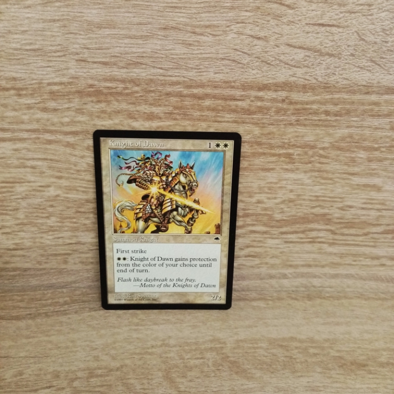 Magic The Gathering Sammelkarte. Knight of Dawn