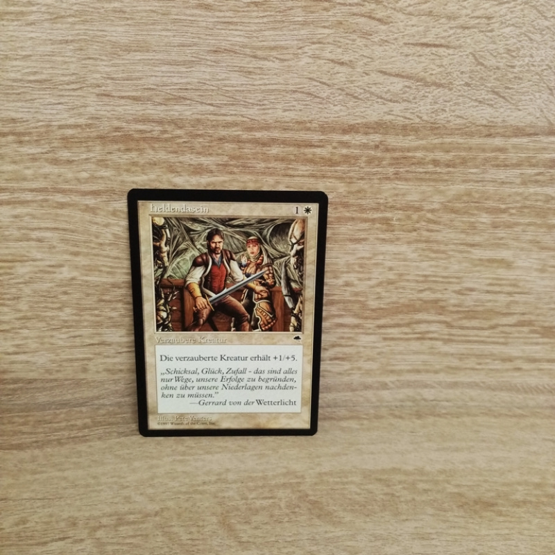 Magic The Gathering Sammelkarte. heldendasein
