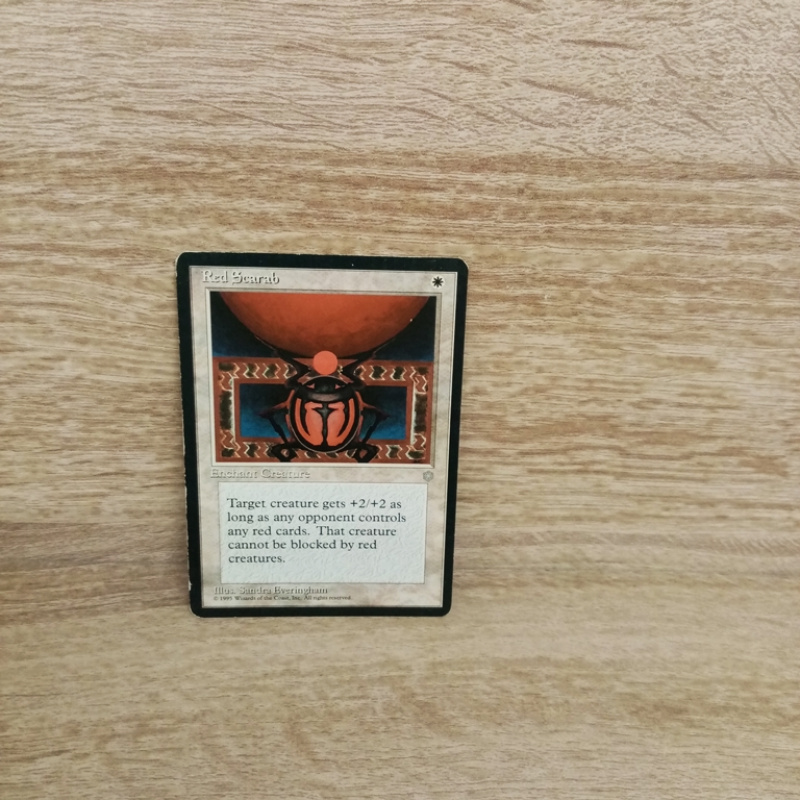 Magic The Gathering Sammelkarte. Red Scarab