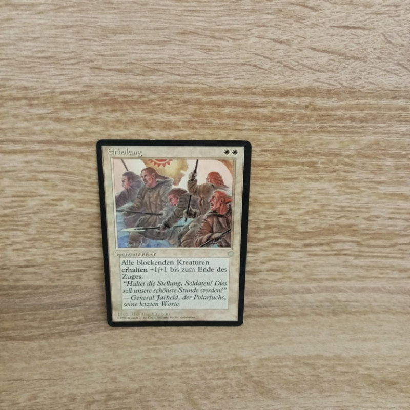 Magic The Gathering Sammelkarte. Erholung