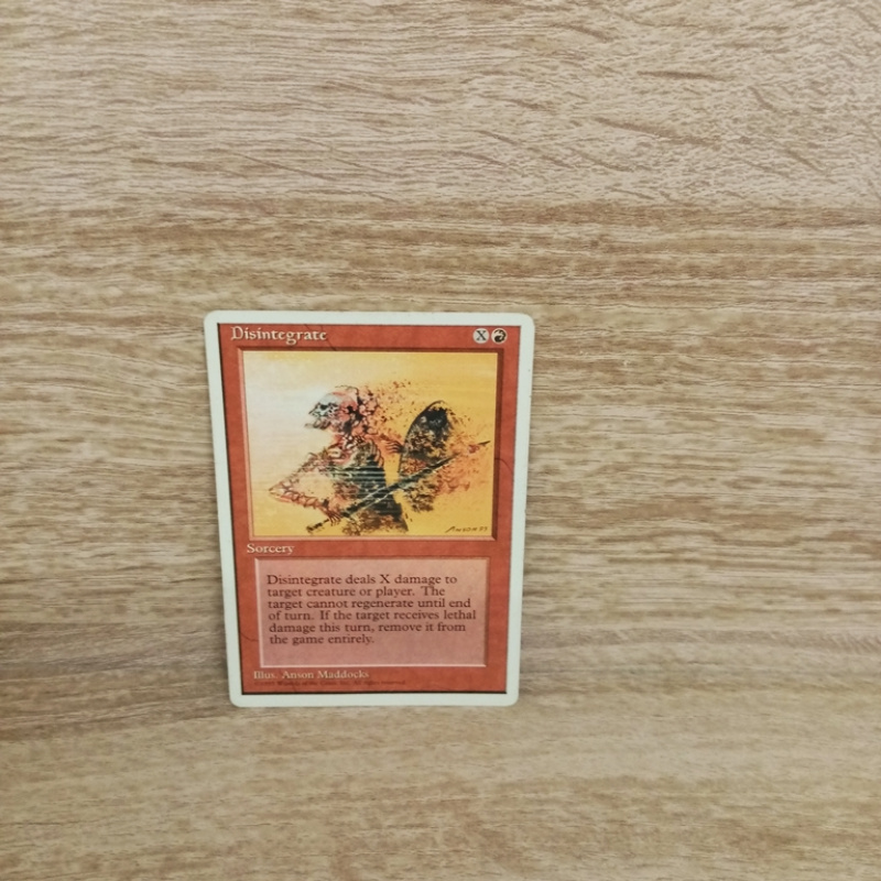 Magic The Gathering Sammelkarte.Disintegrate