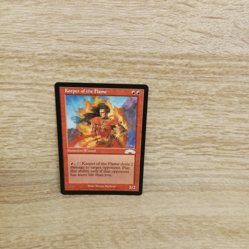 Magic The Gathering Sammelkarte. Keeper of the Flame