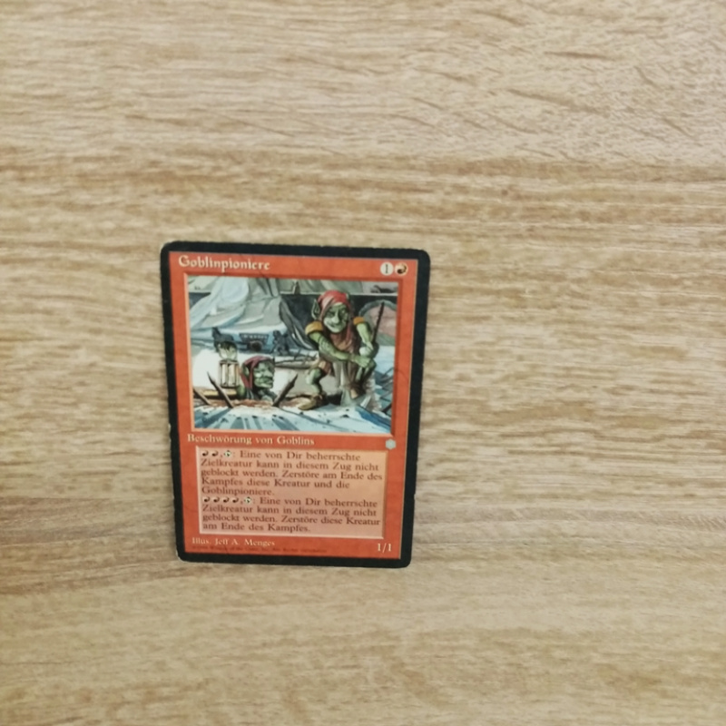 Magic The Gathering Sammelkarte. Goblinpioniere