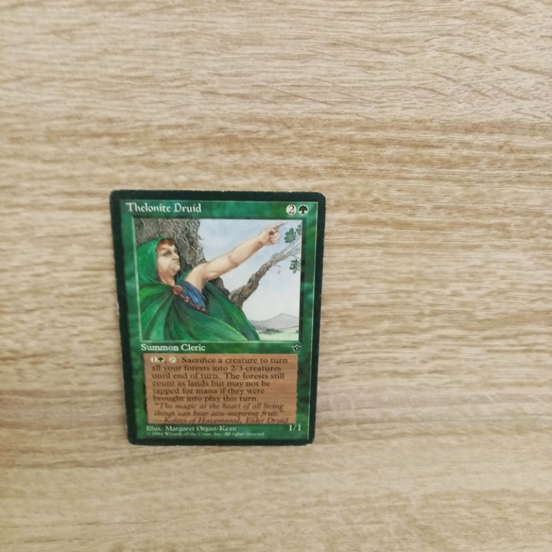 Magic The Gathering Sammelkarte. Thelonite Druid