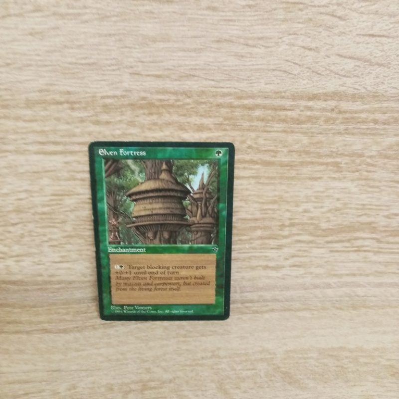 Magic The Gathering Sammelkarte. Elven Fotress