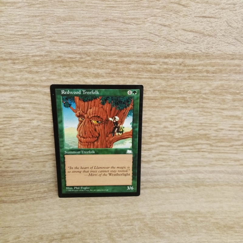 Magic The Gathering Sammelkarte. Redwood Treefolk