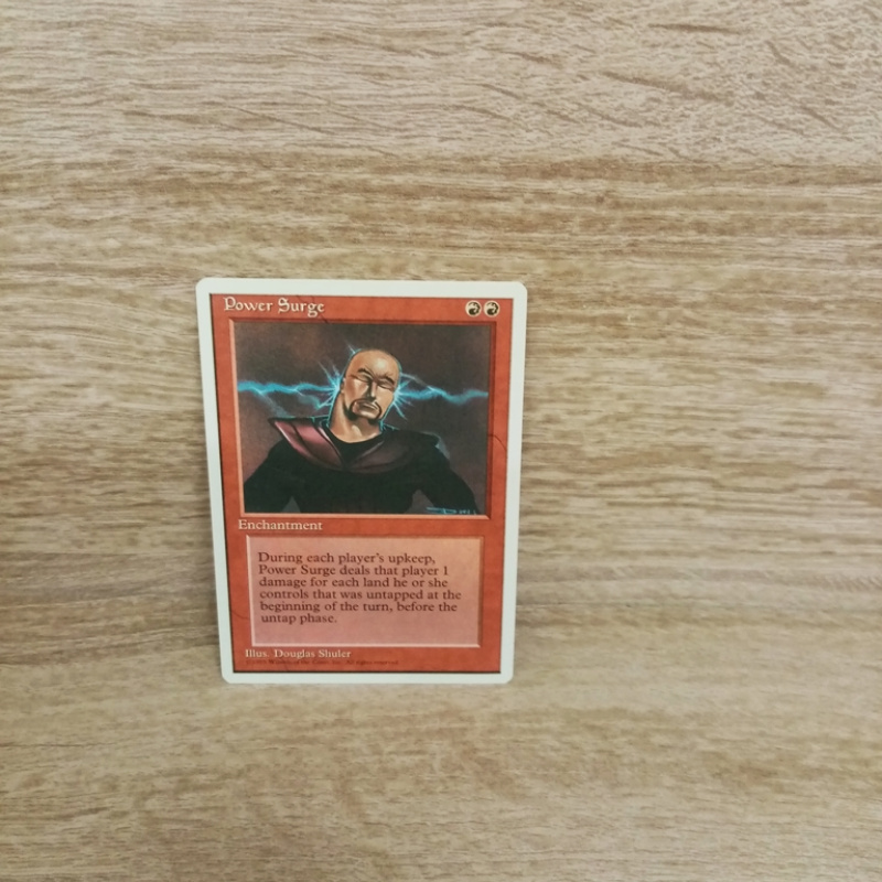 Magic The Gathering Sammelkarte. Power Surge