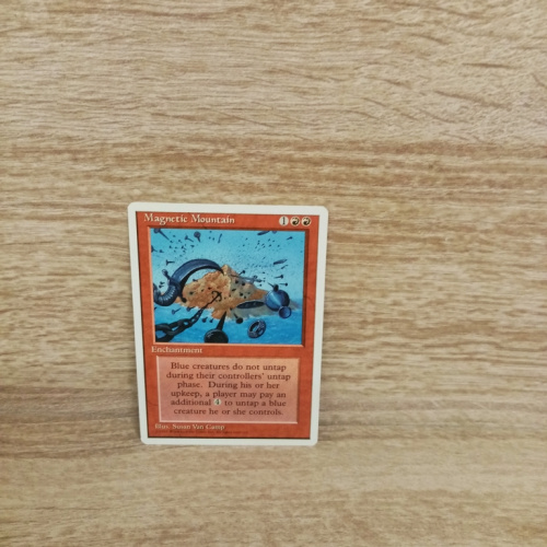 Magic The Gathering Sammelkarte. Magnetic Mountain.