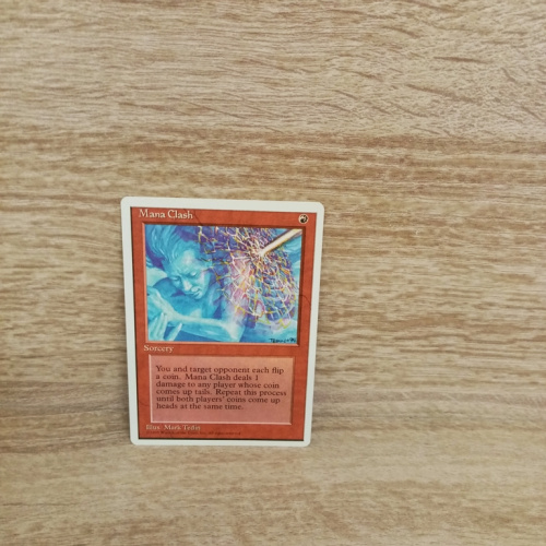 Magic The Gathering Sammelkarte. Mana Clash.