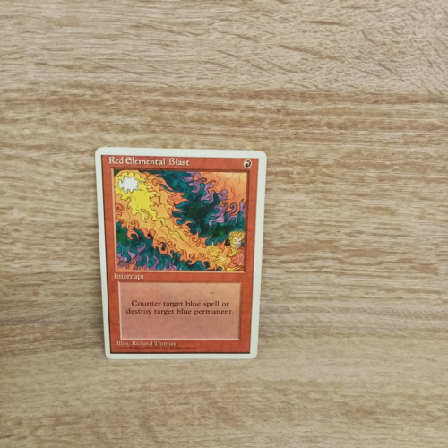 Magic The Gathering Sammelkarte. Red Elemental Blast