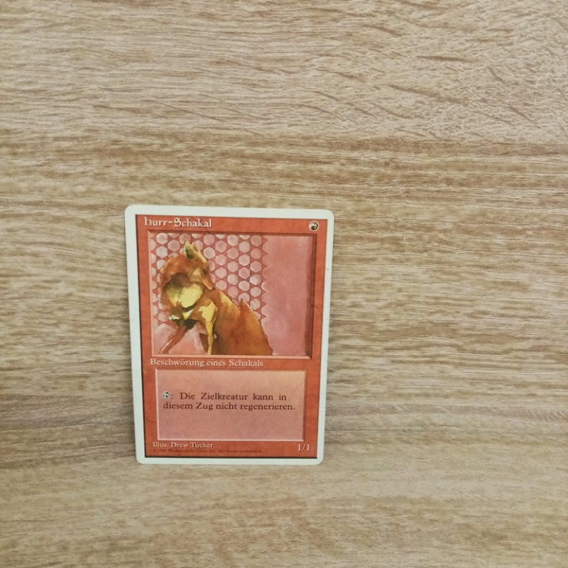 Magic The Gathering Sammelkarte. hurr-Schakal