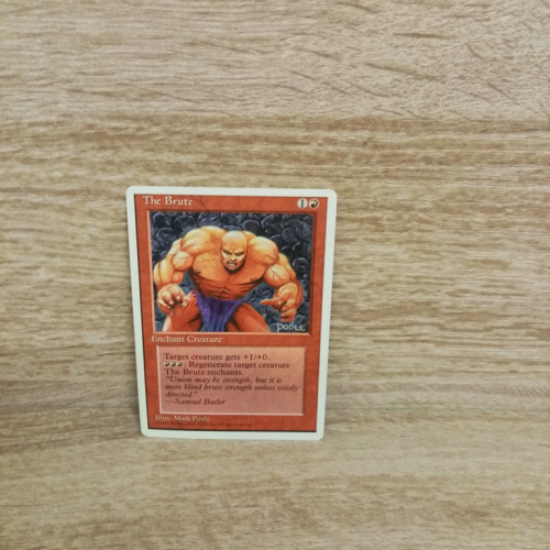 Sammelkarte- Magic The Gathering-Deckmast-The Brute
