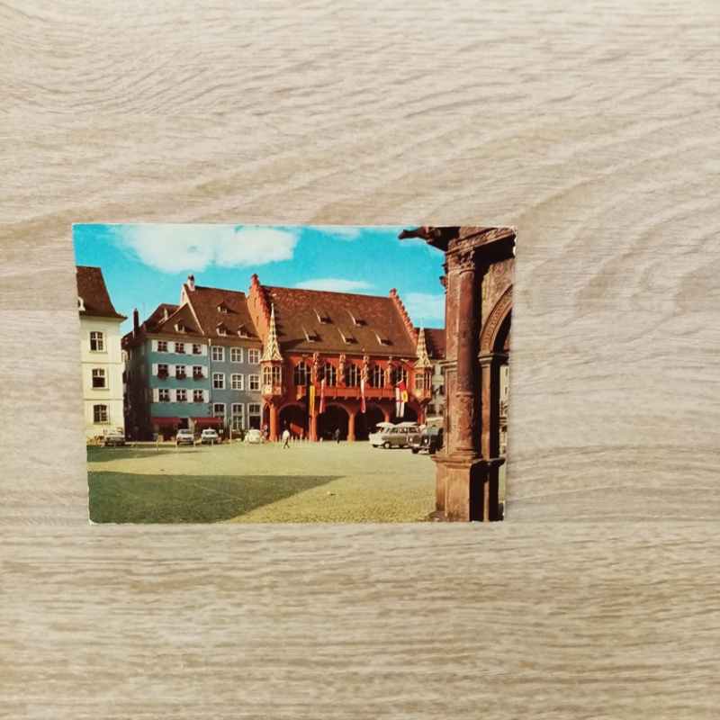 Ansichtskarte-Freiburg im Breisgau. Das Kaufhaus