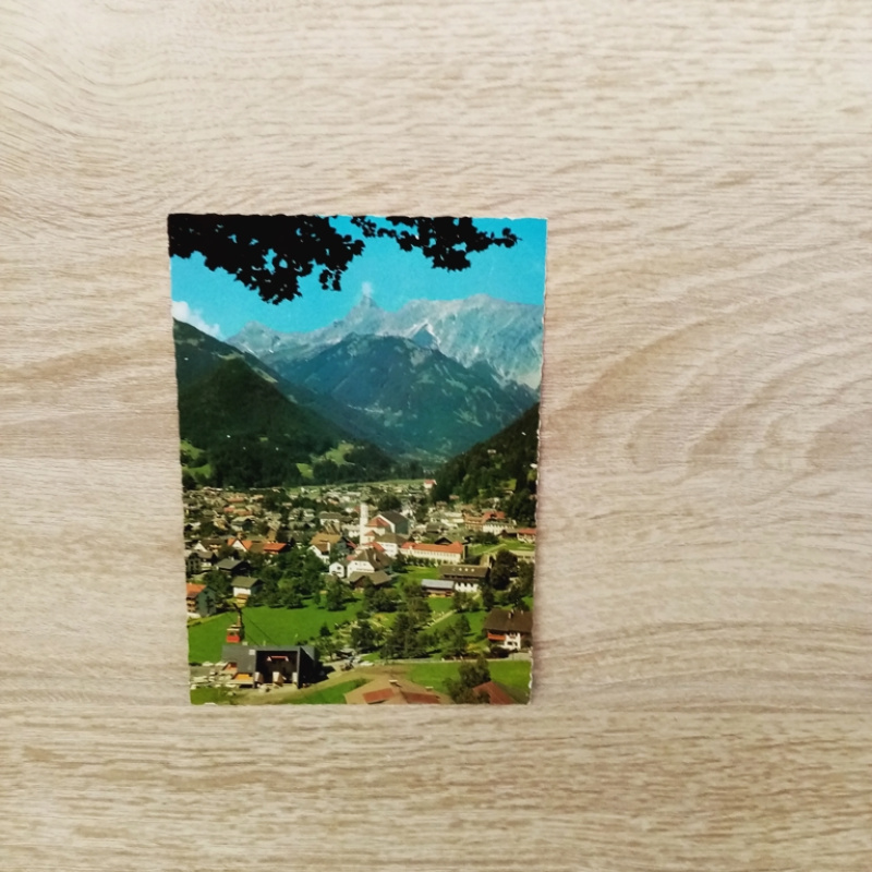 Ansichtskarte-Schruns im Montafon.