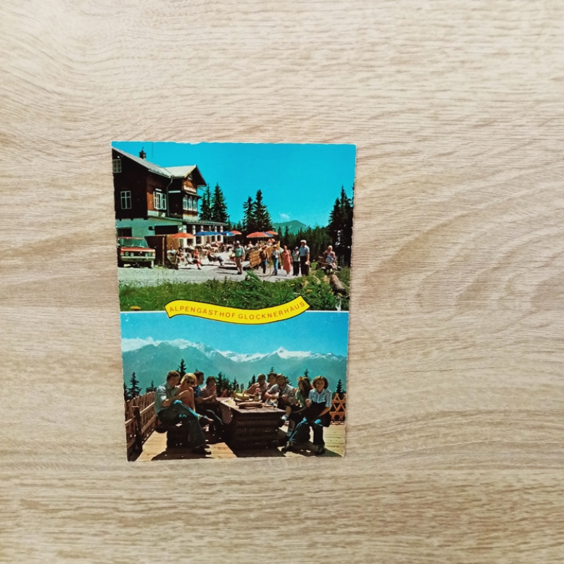 Ansichtskarte-Alpengasthof Glocknerhaus-Zell am See.
