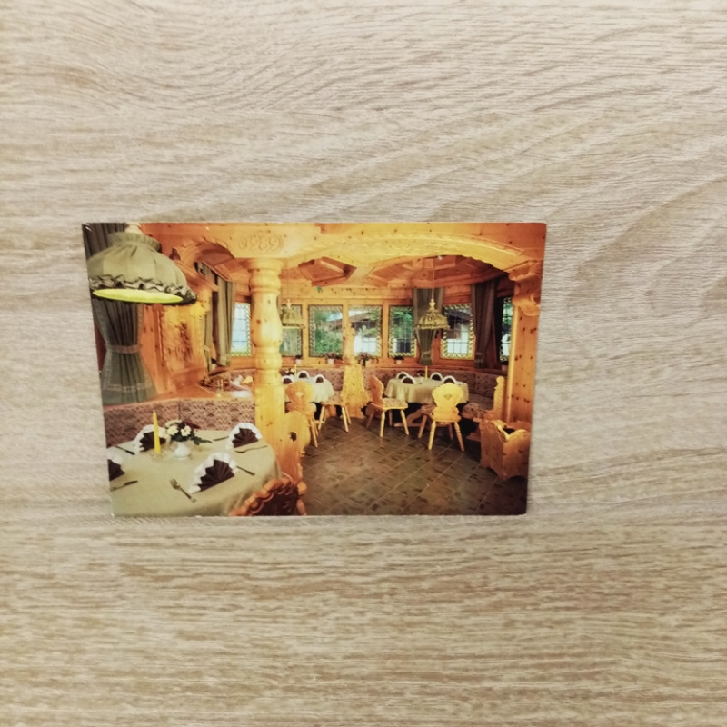 Ansichtskarte-Reit im Winkl-Restaurant Zirbelstube.Innenansicht